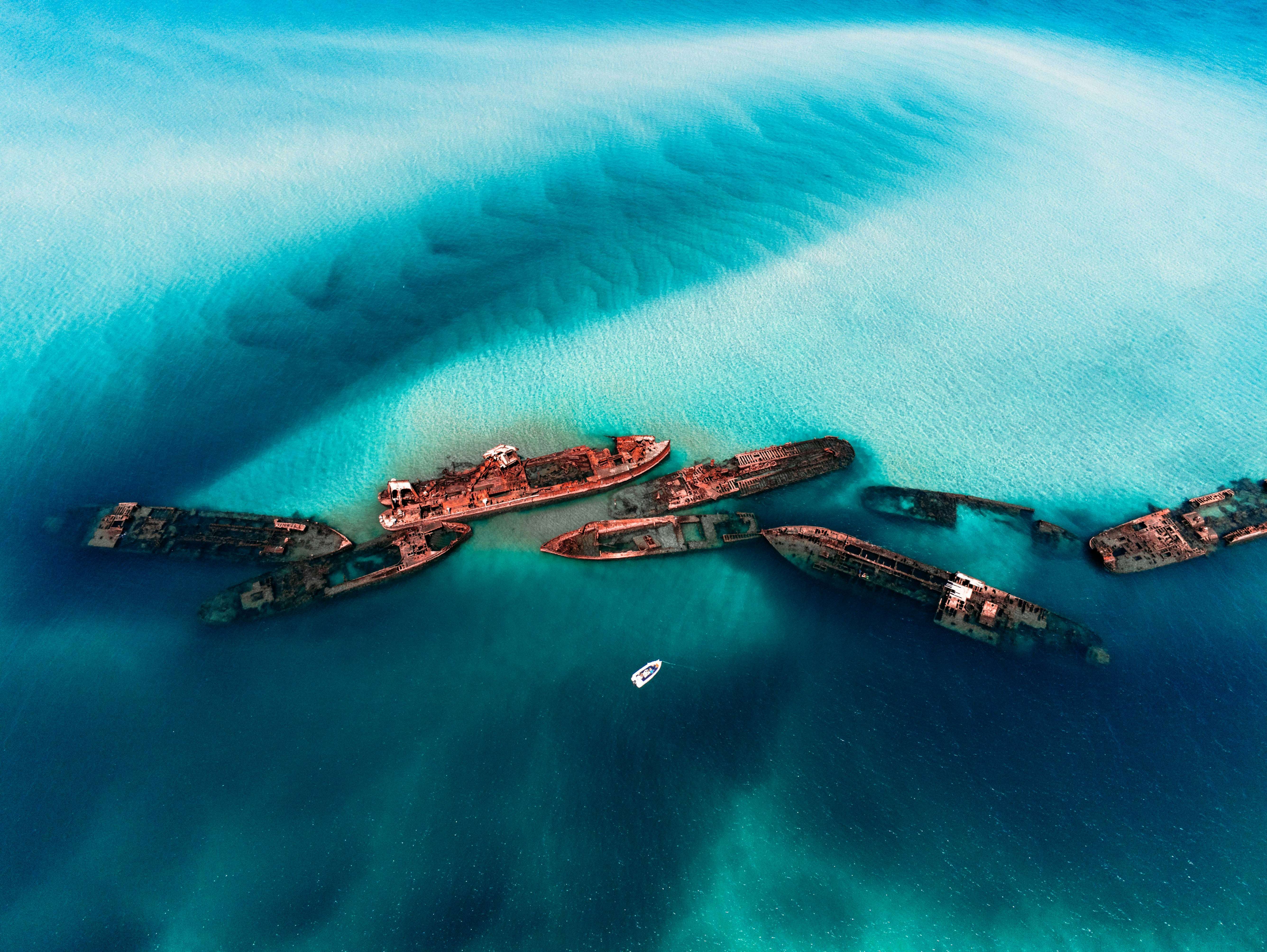 Loan Assessment Form - a group of shipwrecks in the water
