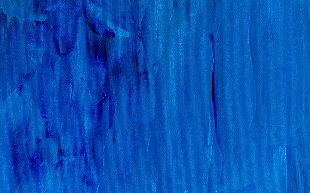 FAQS - a blue paint on a canvas